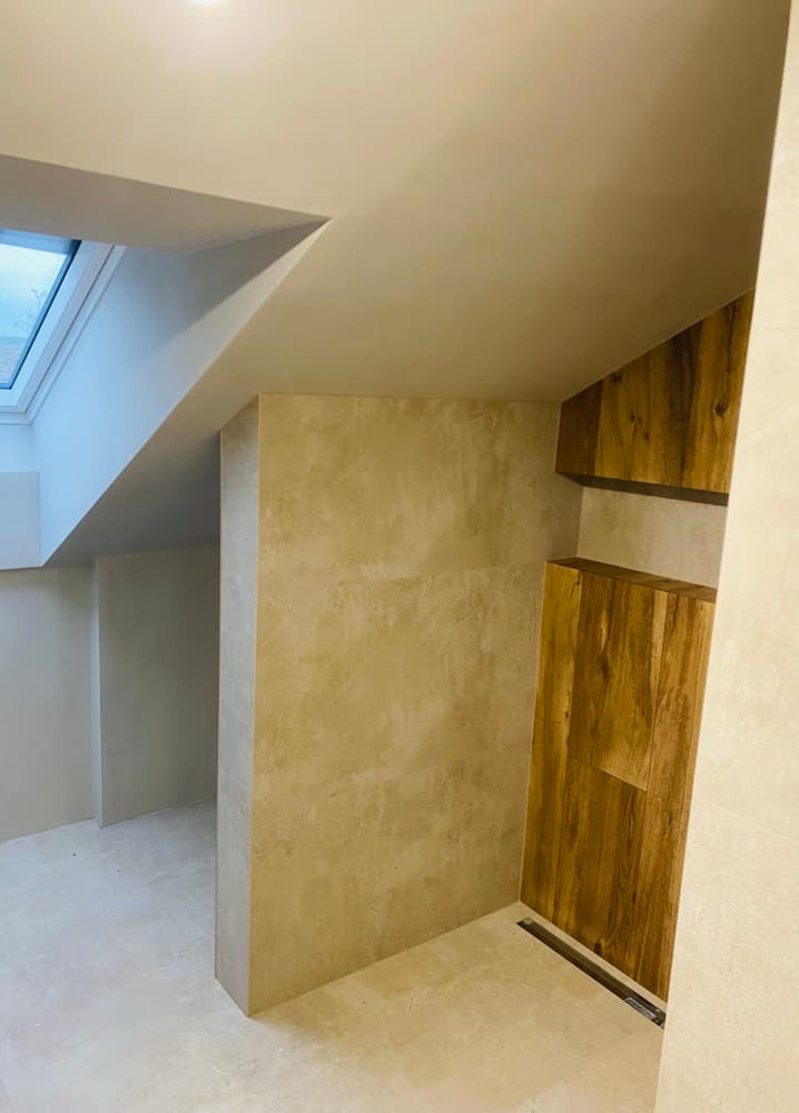 Mikrocement v komerčním prostoru